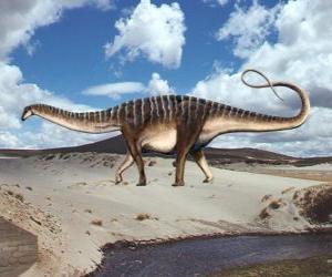 Puzzle Zapalasaurus έζησε περίπου 120 εκατομμύρια χρόνια πριν